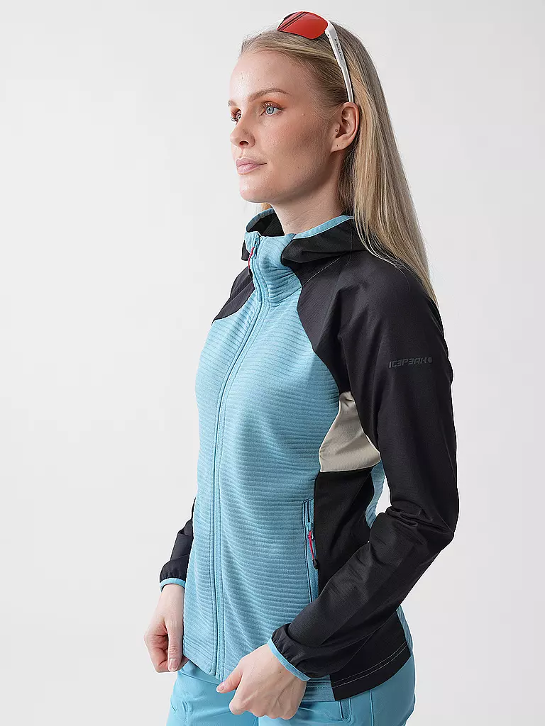 ICEPEAK | Veste polaire à capuche Basile pour femmes |