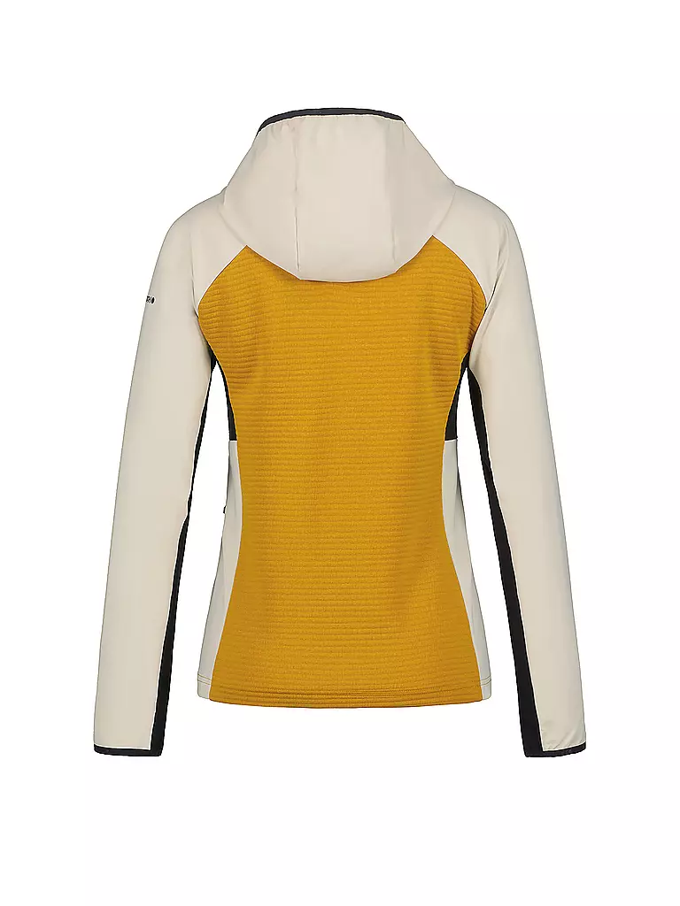 ICEPEAK | Veste polaire à capuche Basile pour femmes | Moutarde