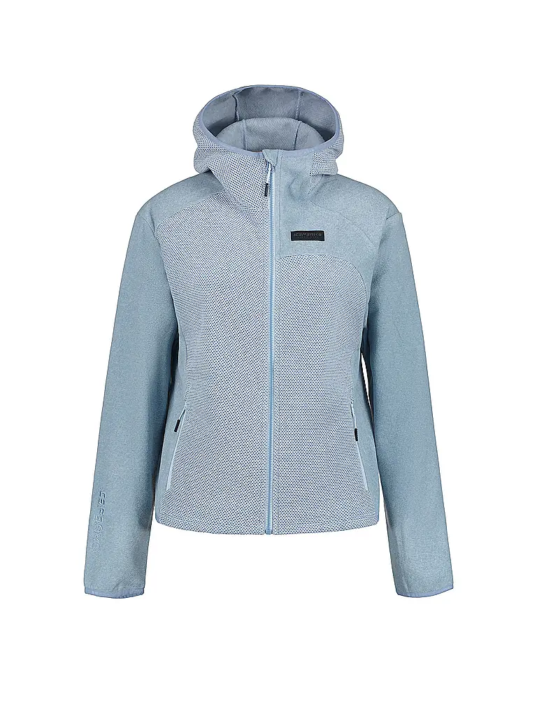 ICEPEAK | Veste polaire à capuche Bradgate pour femmes | Bleu clair