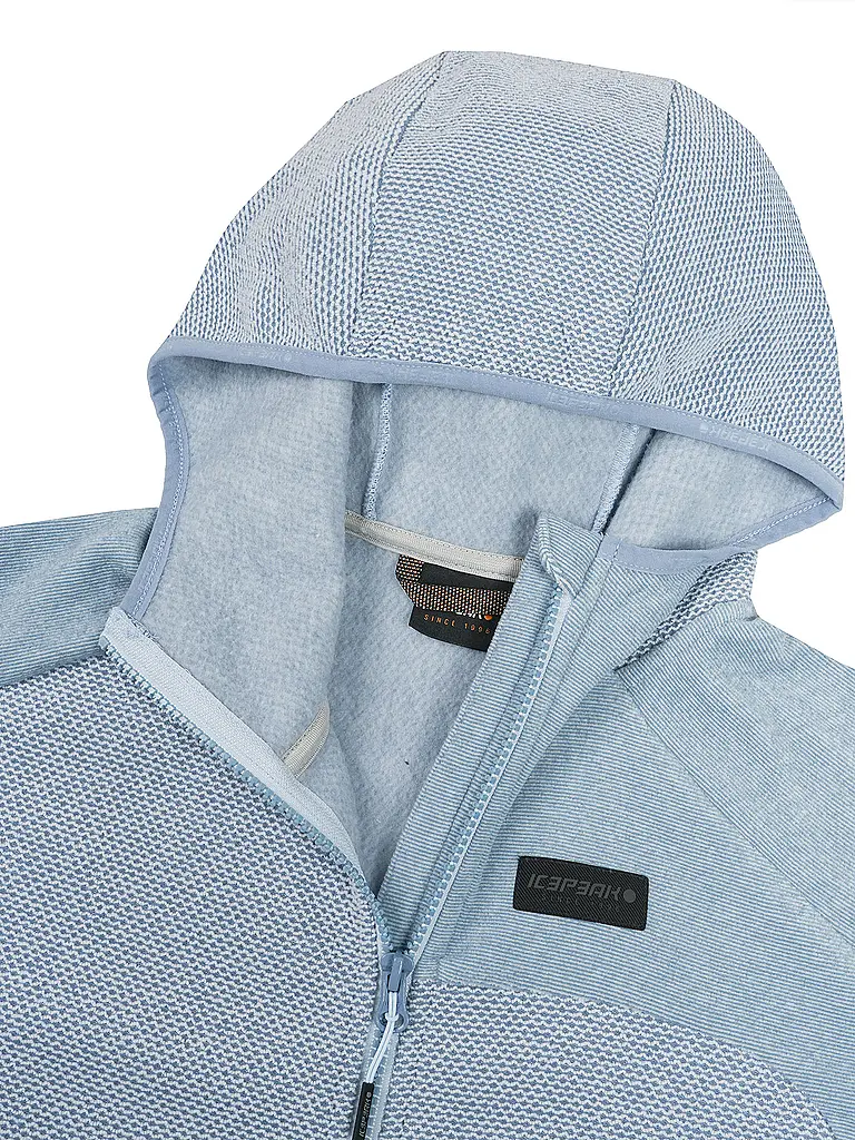 ICEPEAK | Veste polaire à capuche Bradgate pour femmes | Bleu clair