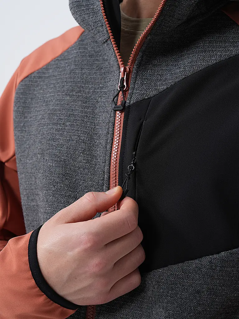 ICEPEAK | Veste polaire de randonnée pour homme Danfort à capuche |
