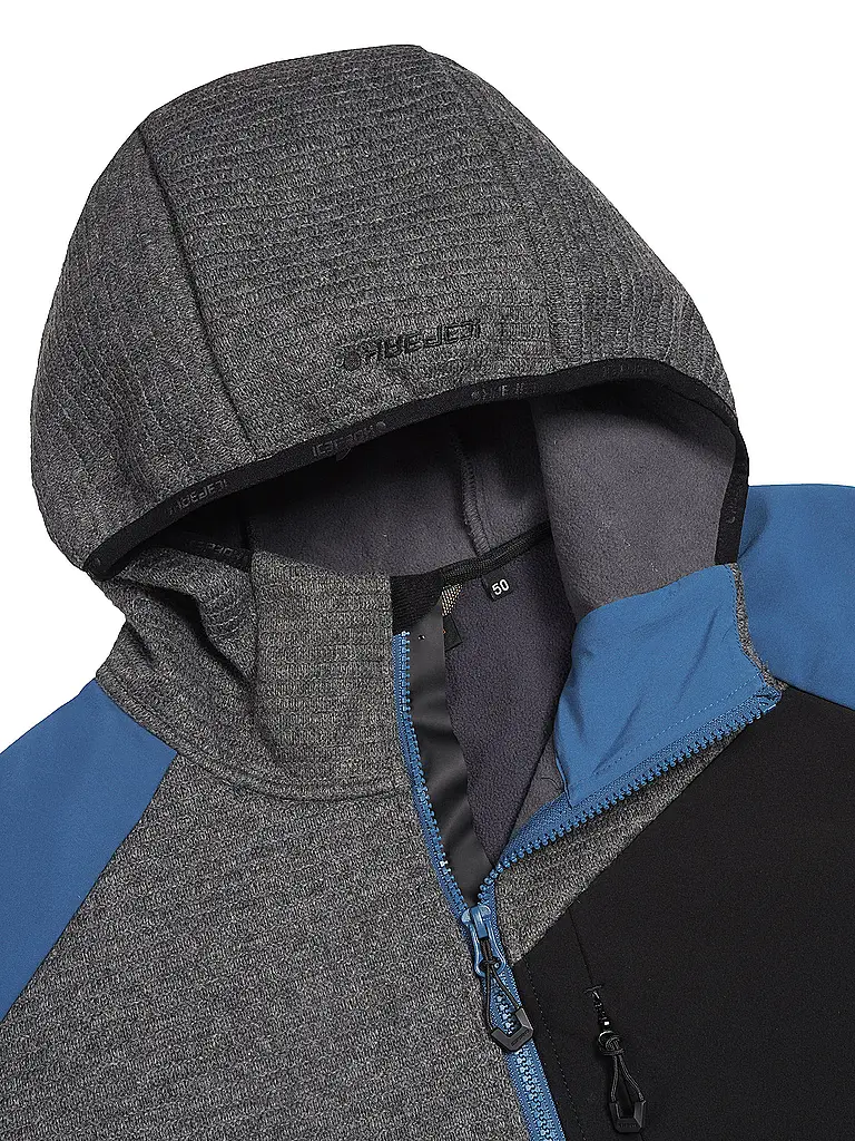 ICEPEAK | Veste polaire de randonnée pour homme Danfort à capuche |