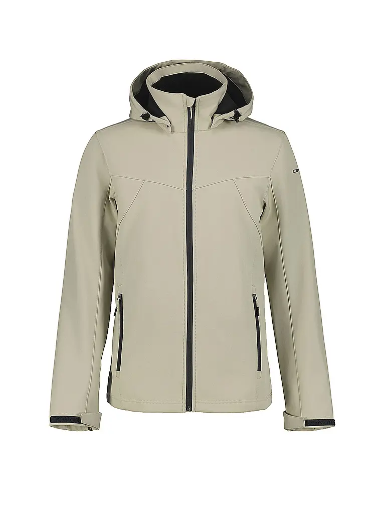 ICEPEAK | Veste softshell à capuche Brimfield pour homme | Crème