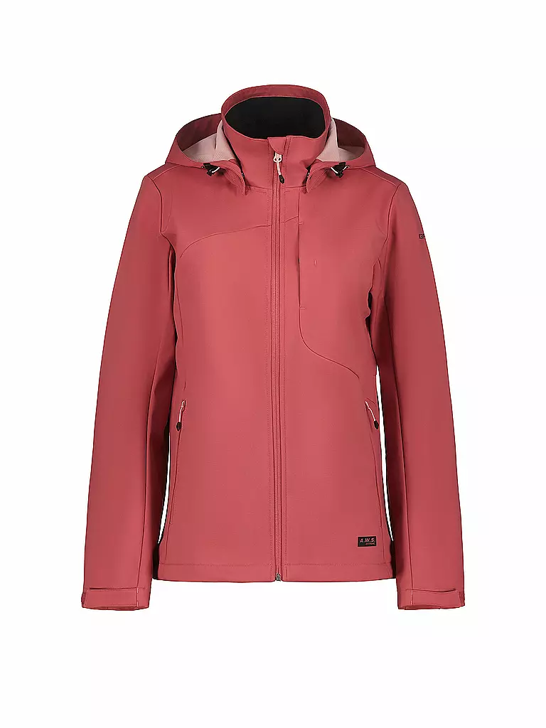ICEPEAK | Veste softshell à capuche Burnet pour femmes | Corail