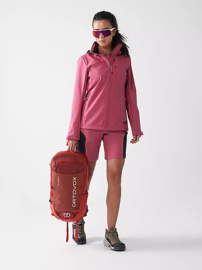 ICEPEAK | Veste softshell à capuche Burnet pour femmes | Corail