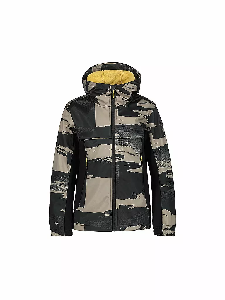 ICEPEAK | Veste softshell enfant Kindswood à capuche | Noir