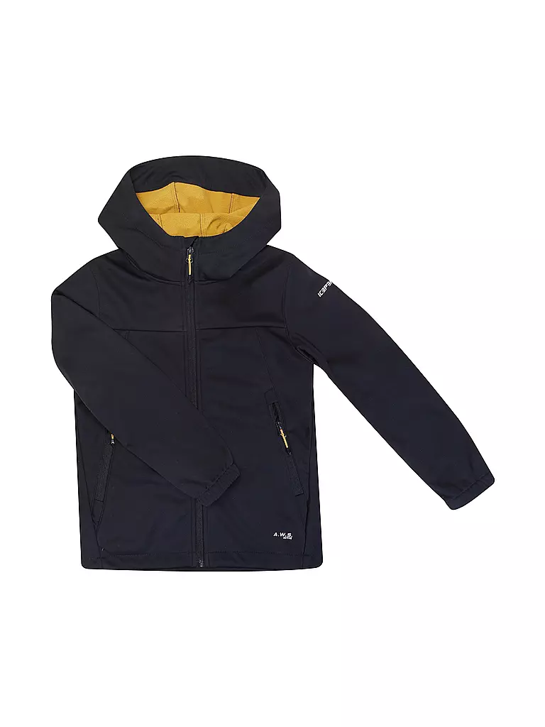 ICEPEAK | Veste softshell enfant Kline JR à capuche | Noir