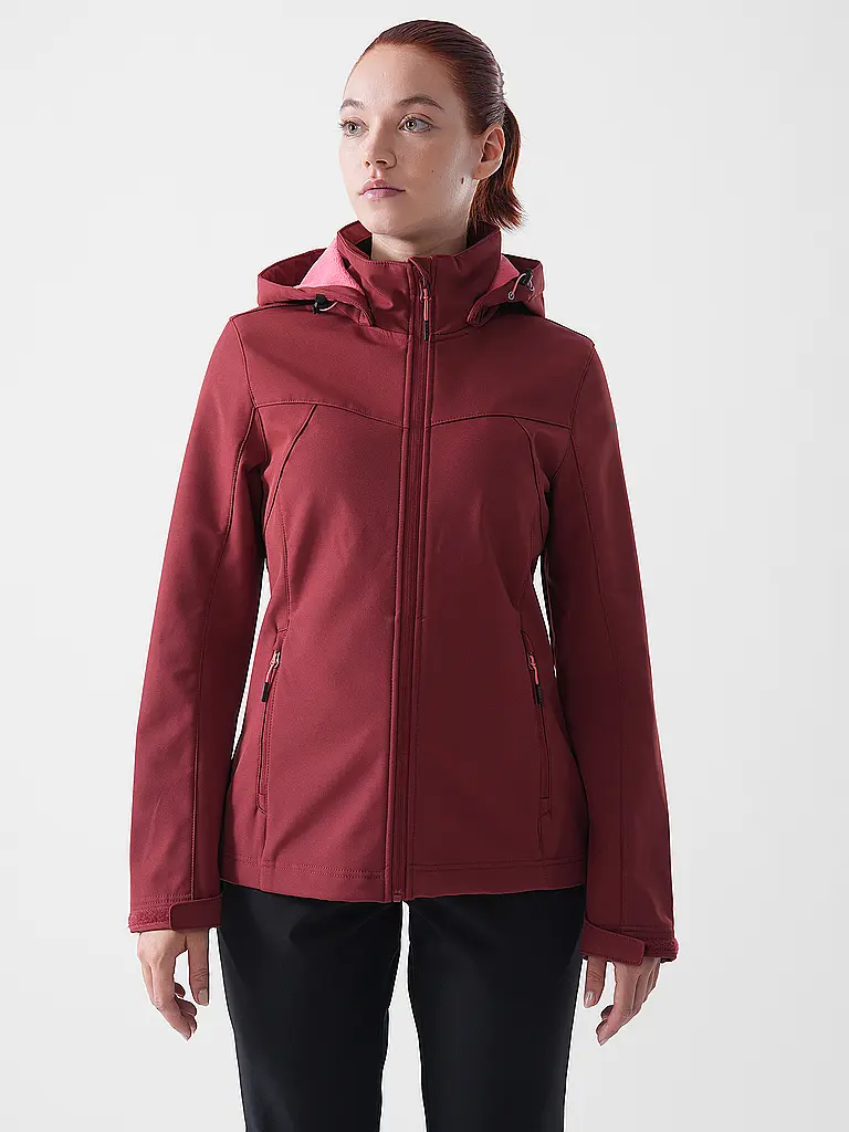 ICEPEAK | Veste softshell pour femme Brenham Uni à capuche |