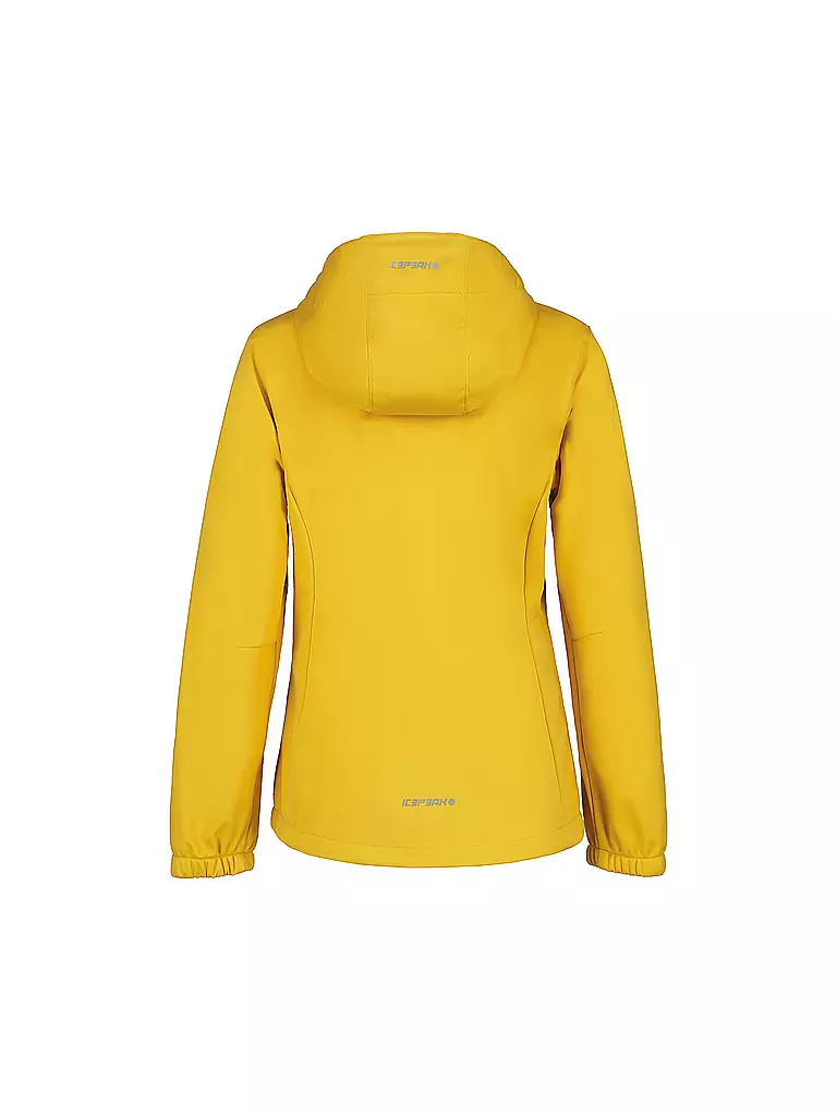 ICEPEAK | Veste softshell pour fille Kleve JR à capuche | Moutarde