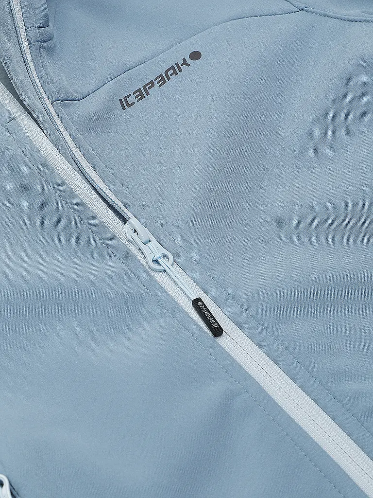 ICEPEAK | Veste softshell pour fille Korby Jr à capuche | Bleu clair