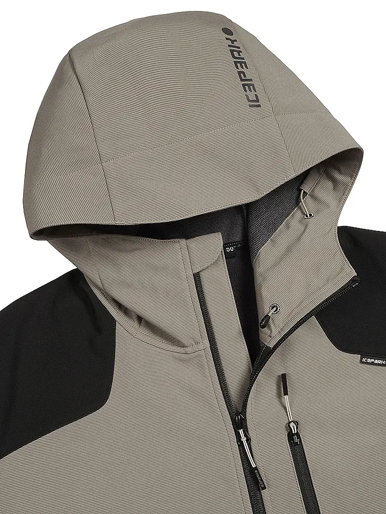 ICEPEAK | Veste softshell pour homme Buxton à capuche |
