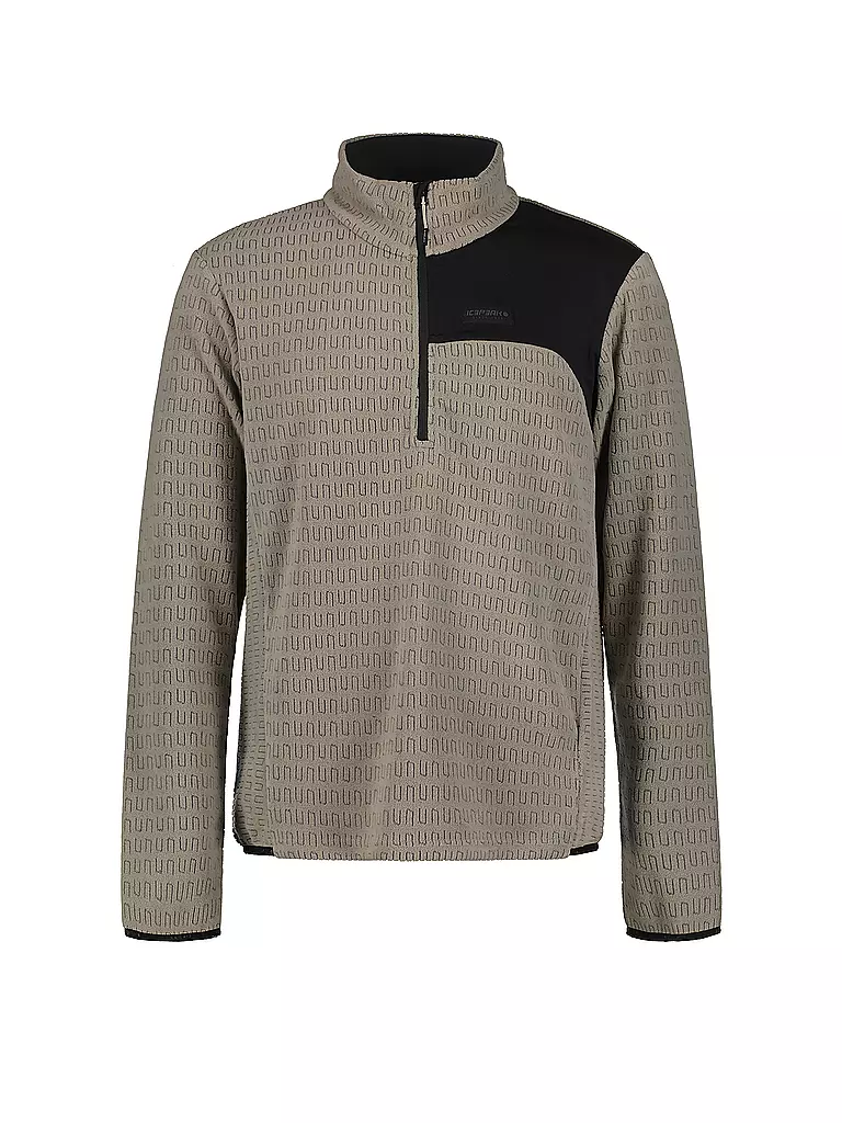 ICEPEAK | Zipshirt de sport pour hommes Brady | Gris