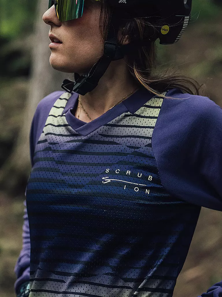 ION | Damen MTB-Shirt Scrub LS | Lilas