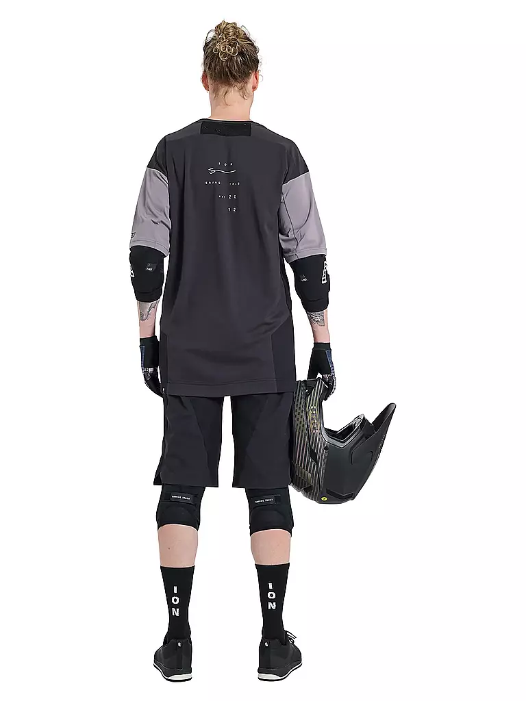 ION | Herren MTB-Short Scrub Amp BAT | Noir