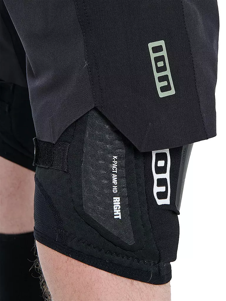 ION | Herren MTB-Short Scrub Amp BAT | Noir
