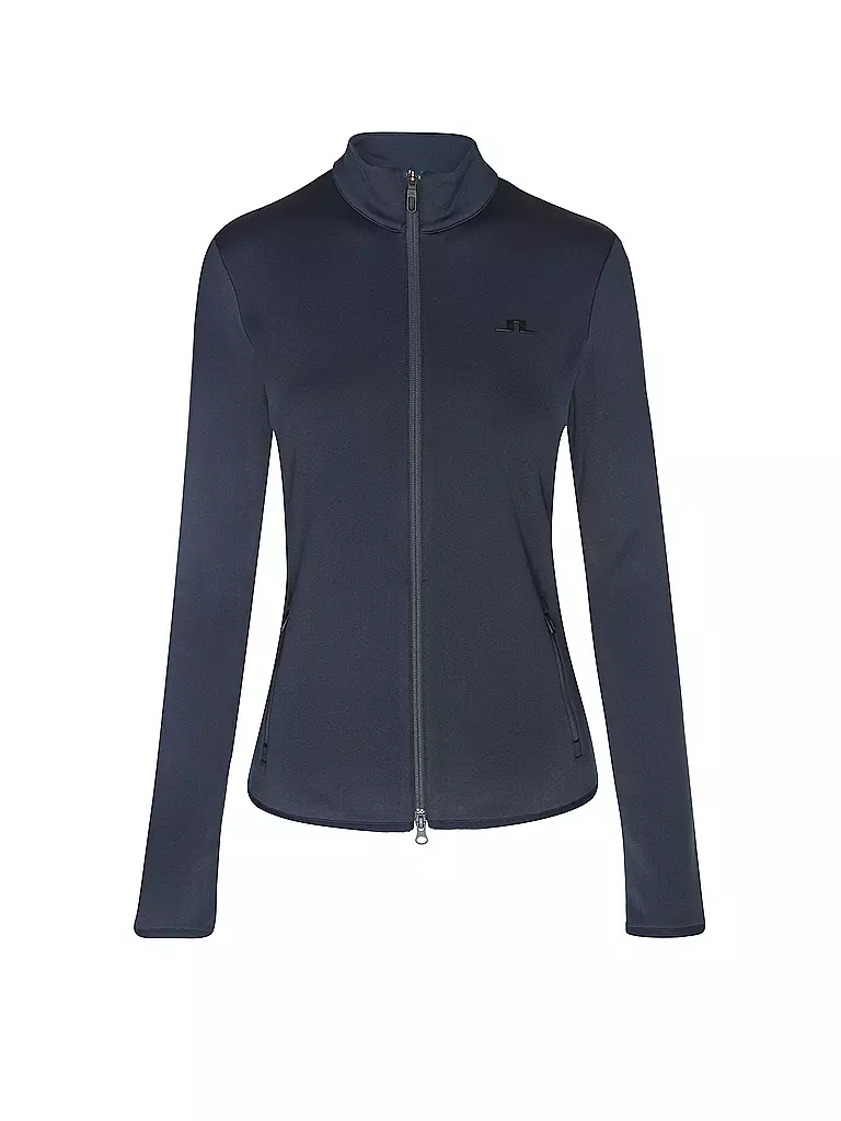 J.LINDEBERG | Damen Unterzieh Zipshirt Milly Polartec | Bleu foncé