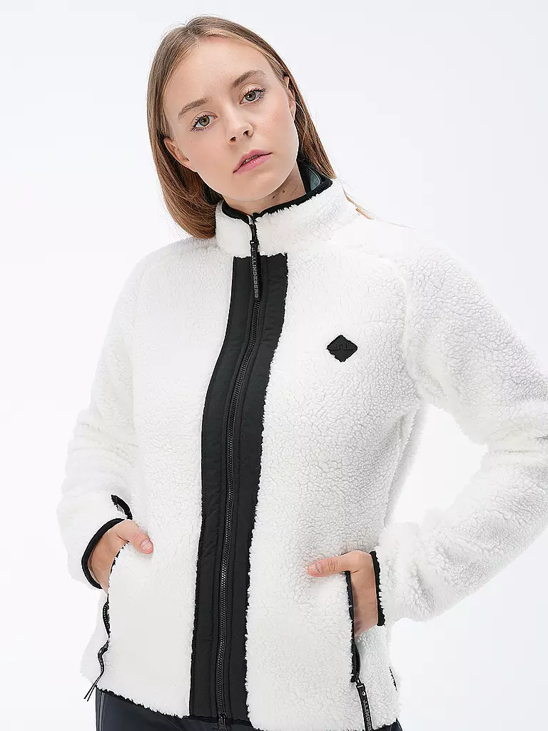 J.LINDEBERG | Damen Unterziehjacke Juniper Pile | Blanc