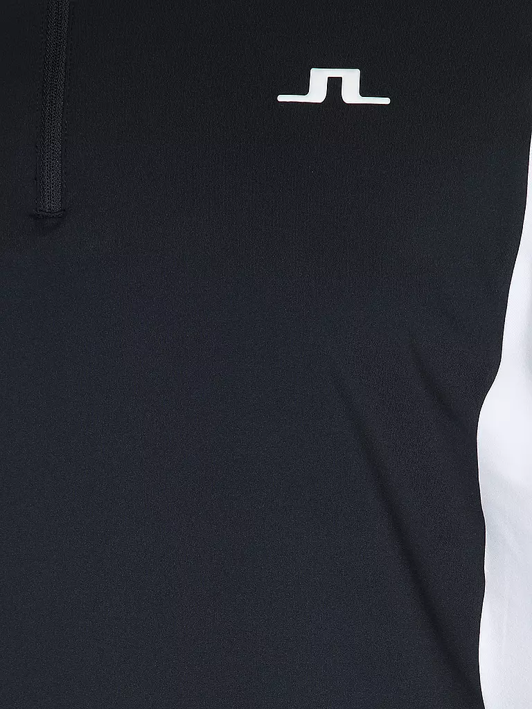 J.LINDEBERG | Herren Unterzieh Zipshirt Lukas Quarter | Bleu foncé