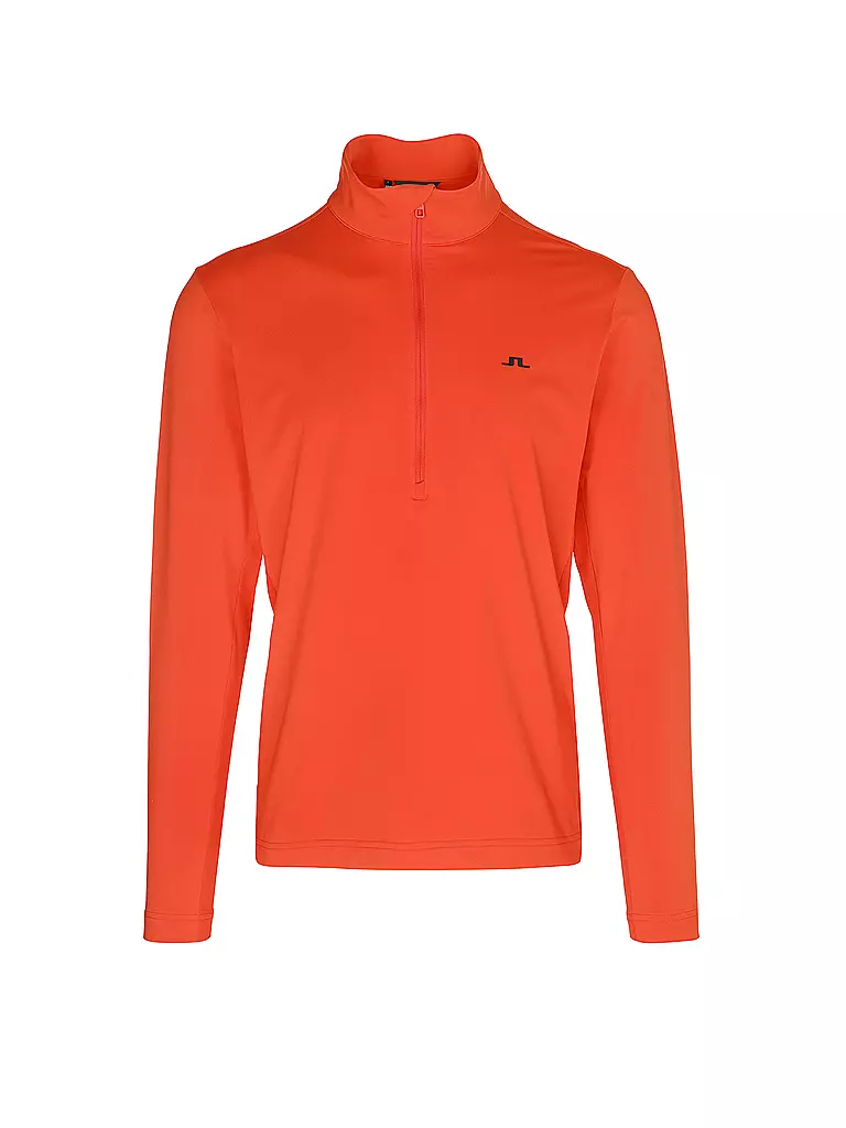 J.LINDEBERG | Herren Unterzieh Zipshirt Luke | Rouge