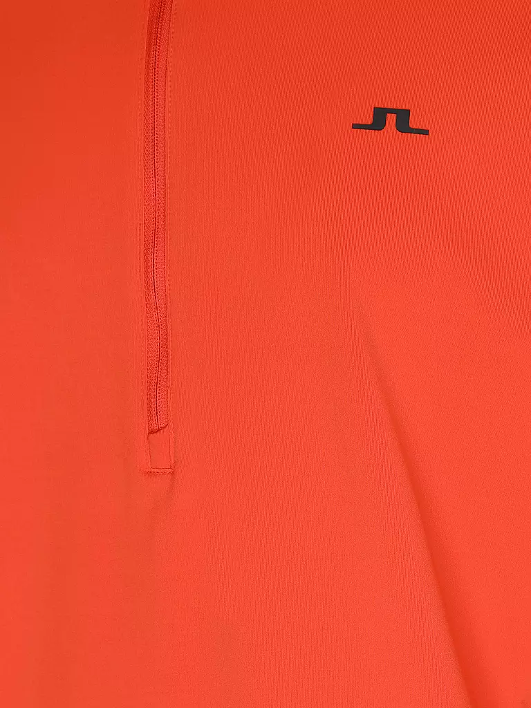 J.LINDEBERG | Herren Unterzieh Zipshirt Luke | Rouge