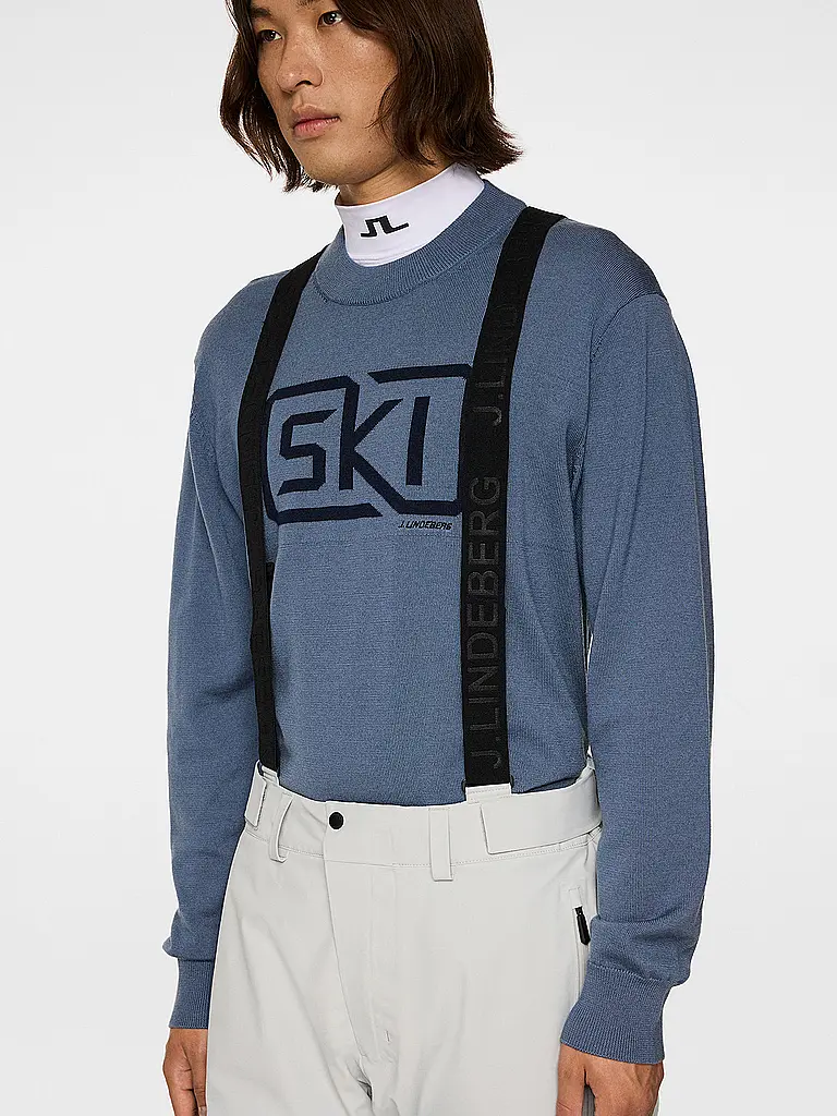 J.LINDEBERG | Pantalon de ski Alta Suspender pour homme | Gris clair