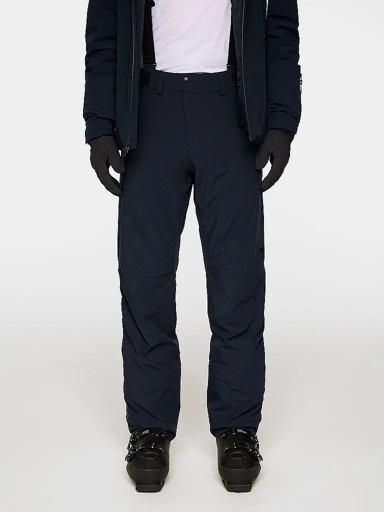 J.LINDEBERG | Pantalon de ski homme Alta à bretelles | Bleu foncé
