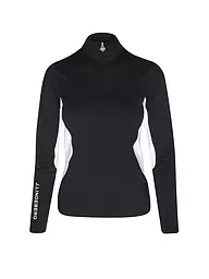 J.LINDEBERG | Sous-pull zippé Cookies pour femmes | Bleu foncé