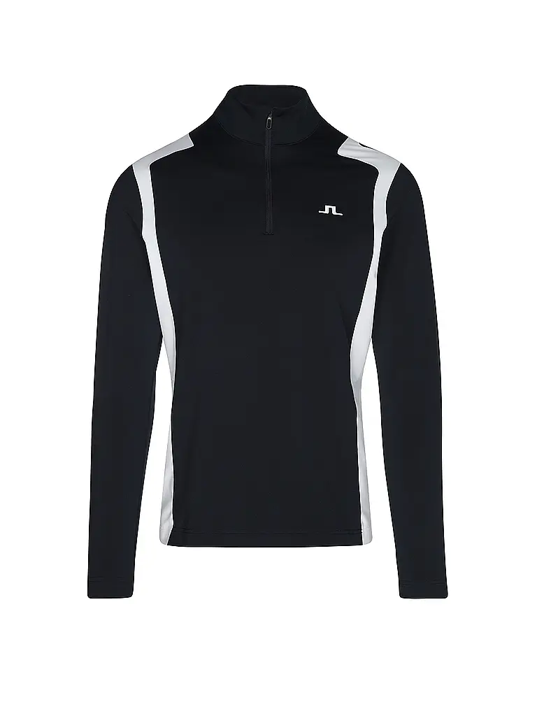 J.LINDEBERG | Sous-pull zippé homme Lukas Quarter Zip Mid Layer | Bleu foncé
