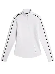 J.LINDEBERG | Sous-pull zippé pour femme Nefe Quarter Zip Mid Layer | Blanc