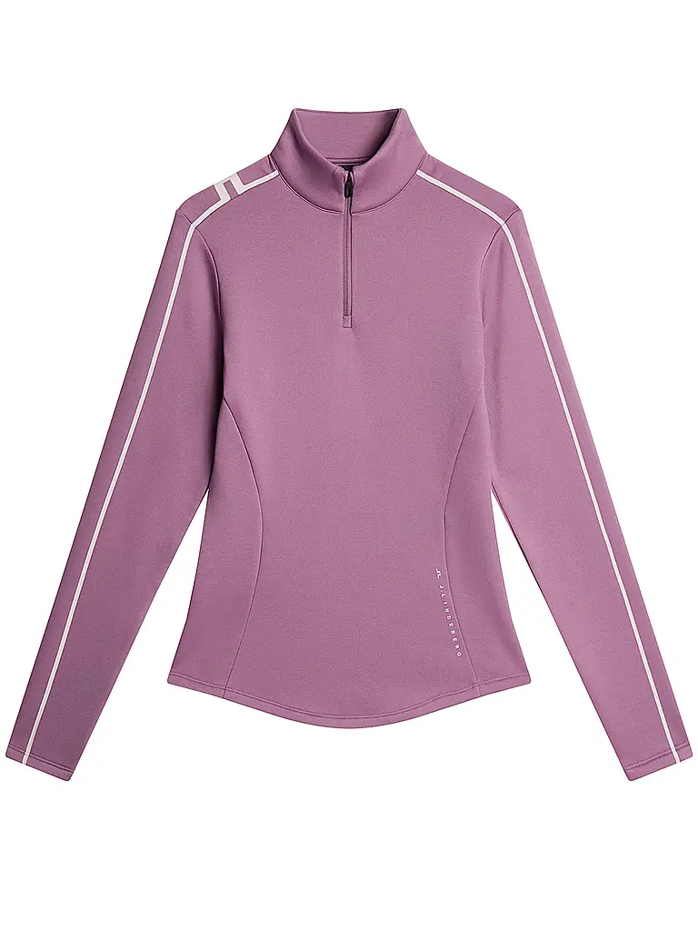 J.LINDEBERG | Sous-pull zippé pour femme Nefe Quarter Zip Mid Layer | Lilas