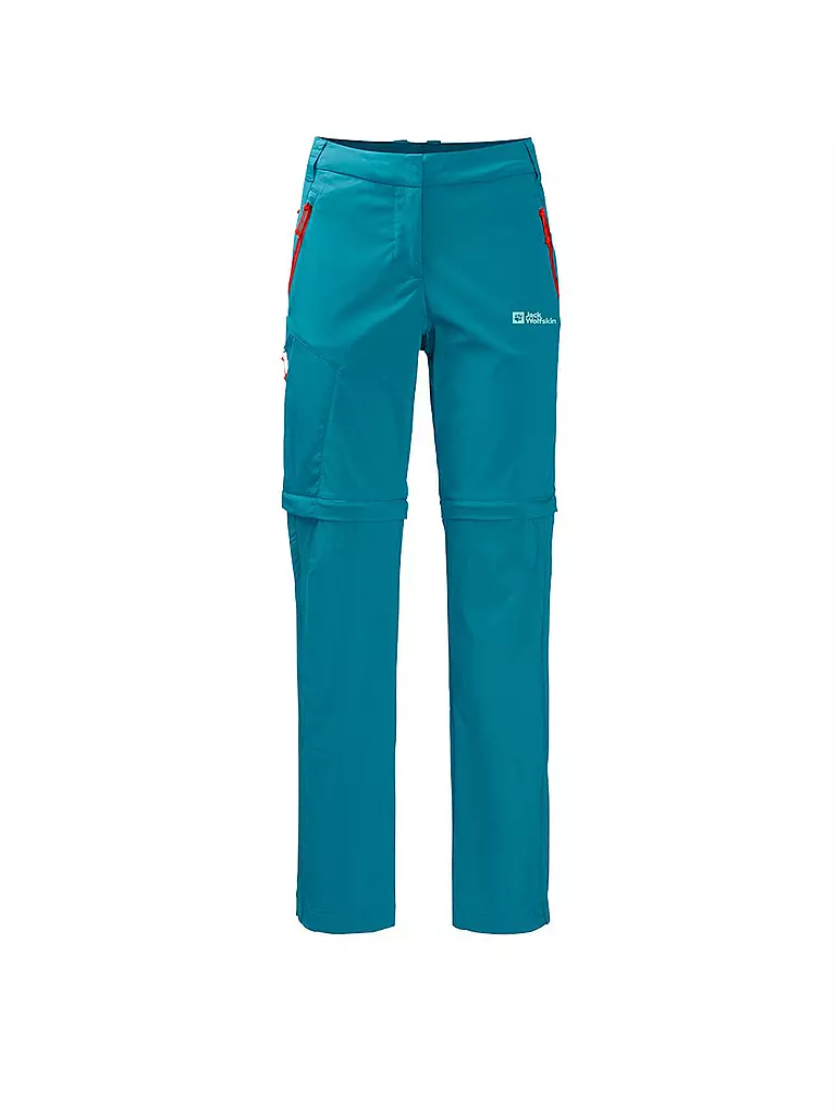 JACK WOLFSKIN | Damen Wanderhose Glastal Zip Off | Turquoise