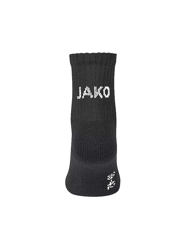 JAKO | Chaussettes de sport courtes, lot de 3 | Noir