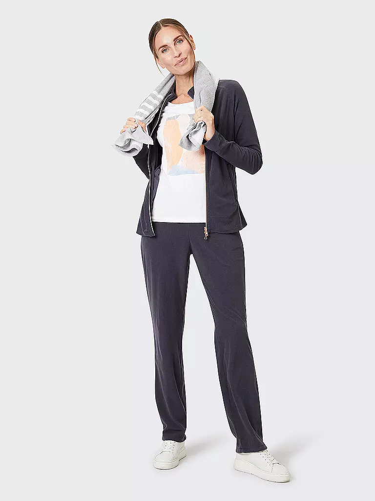 JOY SPORTSWEAR | DAmen Fleecejacke Josy Cord | Bleu foncé