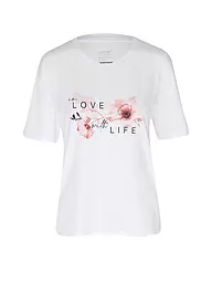 JOY SPORTSWEAR | Damen T-Shirt Luzie in Love with Life | Blanc