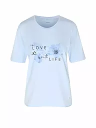 JOY SPORTSWEAR | Damen T-Shirt Luzie in Love with Life | Bleu clair