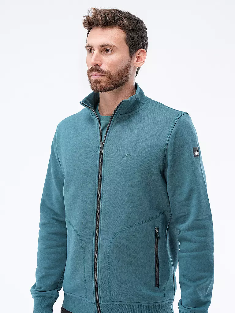 JOY SPORTSWEAR | Herren Sweatjacke Karsten | Vert foncé