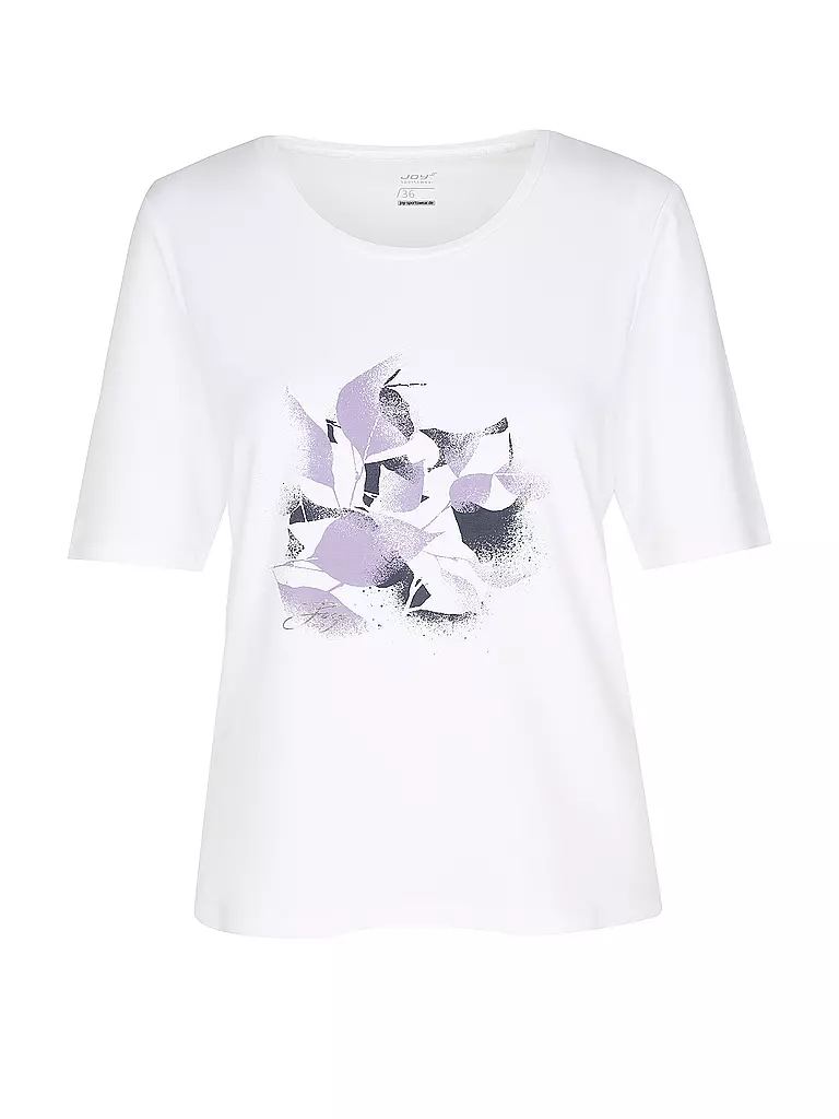 JOY SPORTSWEAR | T-shirt pour femmes Melanie à imprimé floral | Blanc