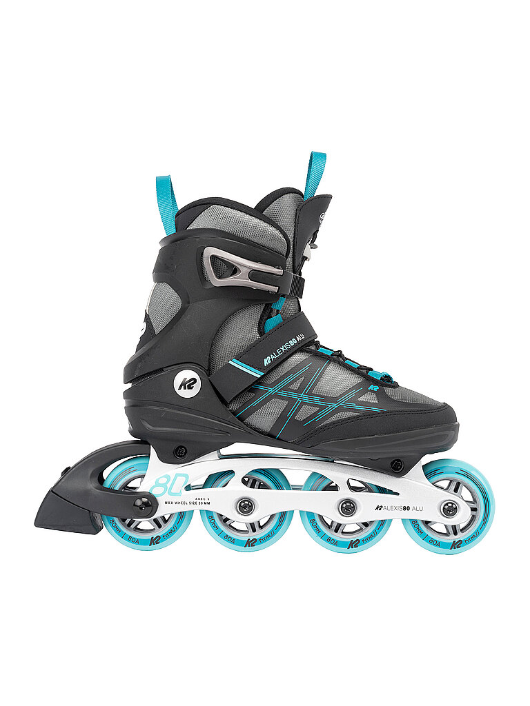 Rollers en lignes Alexis 80 Alu noir 40