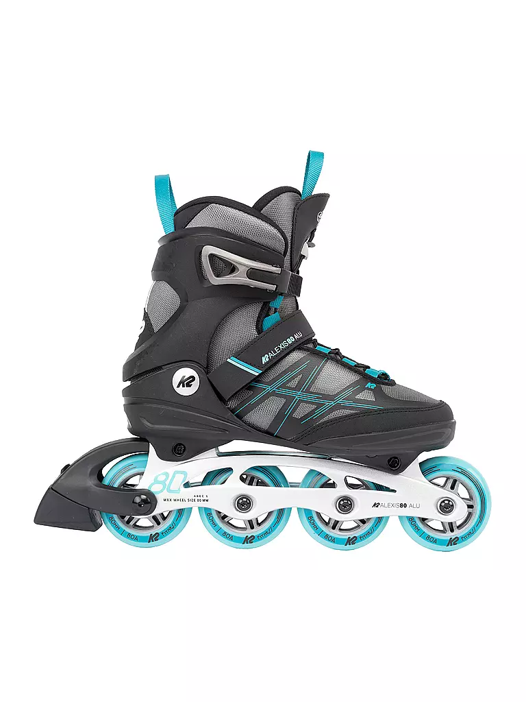 K2 | Rollers en ligne pour femmes Alexis 80 Alu | Noir