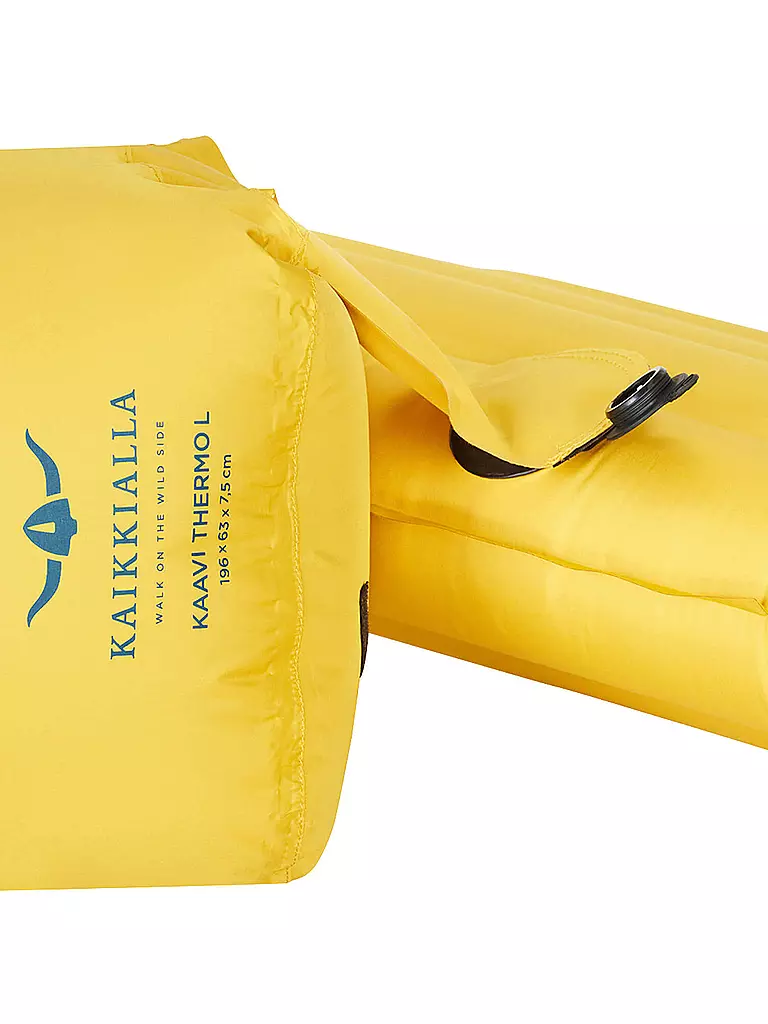 KAIKKIALLA | Matelas de sol Kaavi Thermo M + sac de gonflage | Jaune