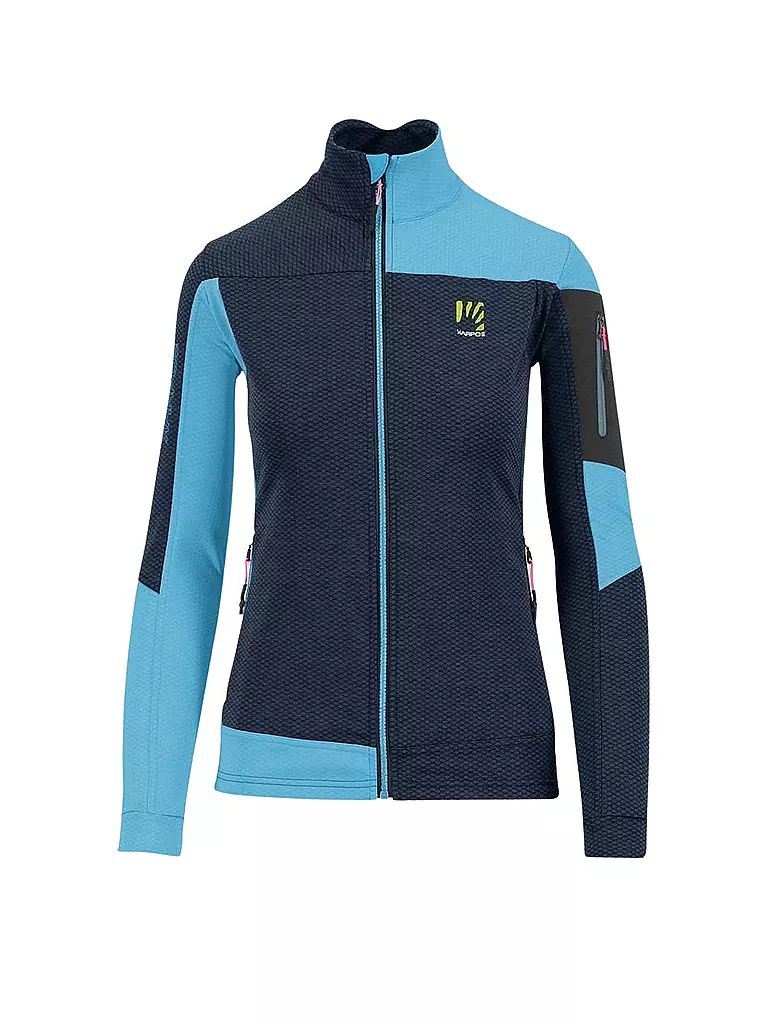 KARPOS | Damen Fleecejacke Cherz | Bleu foncé