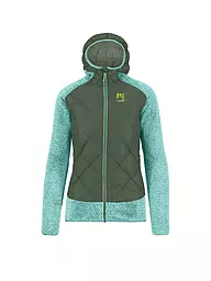 KARPOS | Damen Iso Hybridjacke Marmarole Hoodie | Bleu clair