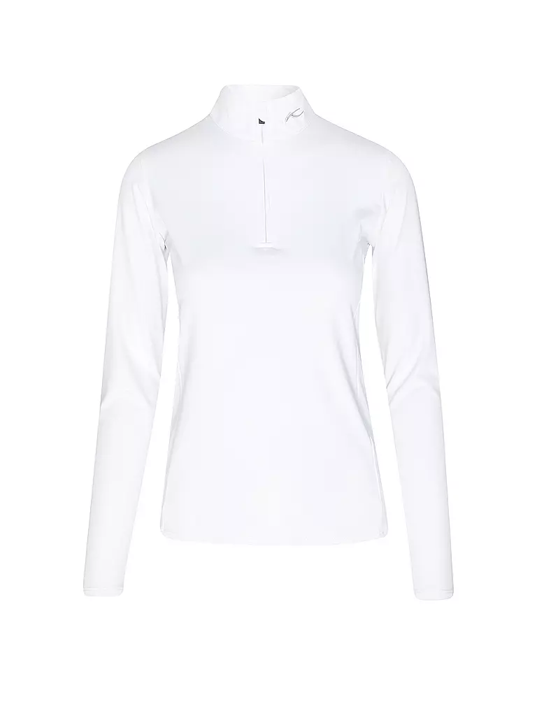 KJUS | Sous-pull zippé à imprimé Motion pour femme | Blanc