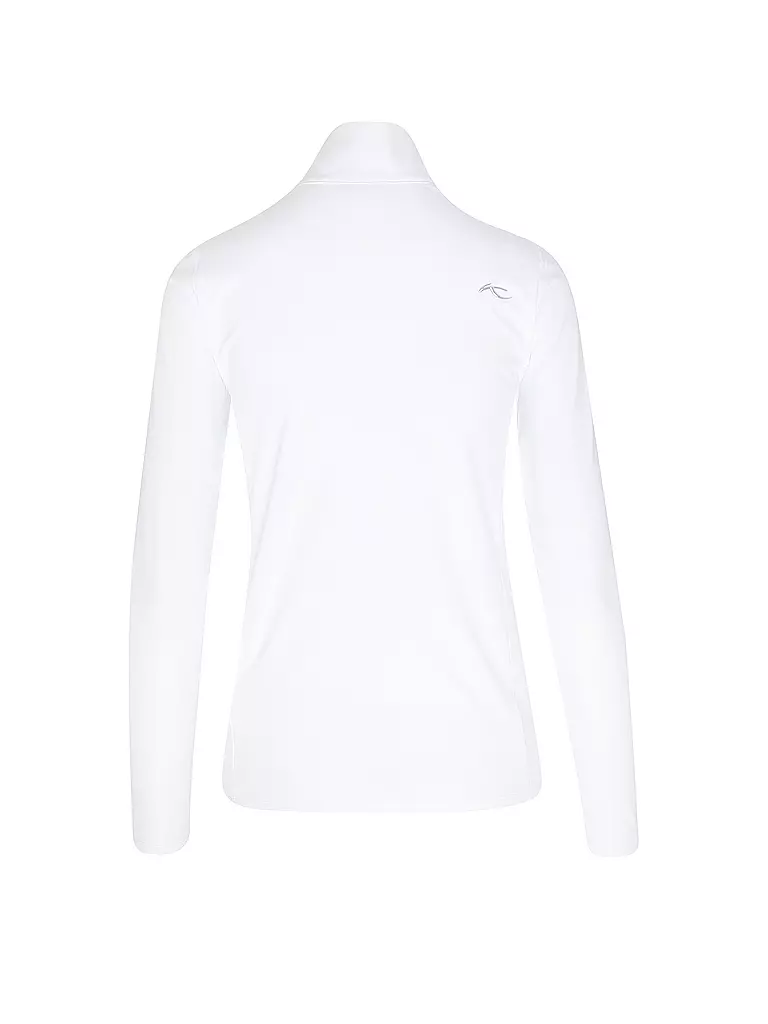 KJUS | Sous-pull zippé à imprimé Motion pour femme | Blanc