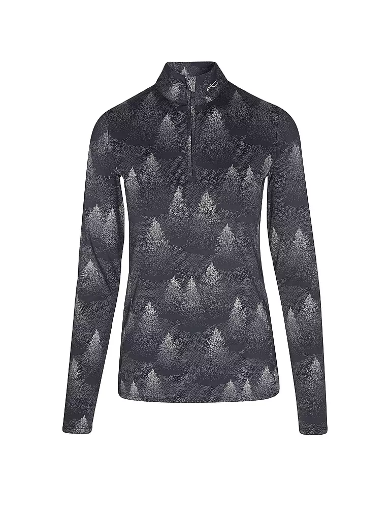 KJUS | Sous-pull zippé pour femme Motion Print | Noir