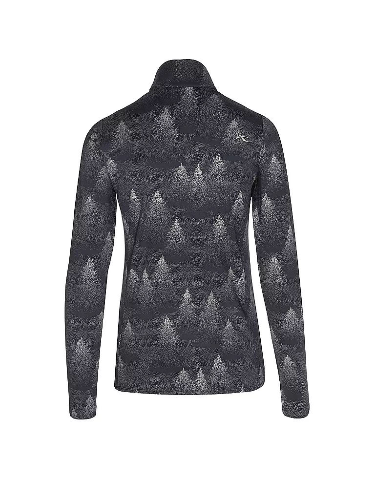 KJUS | Sous-pull zippé pour femme Motion Print | Noir