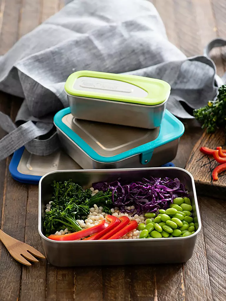 KLEAN KANTEEN | Boîte à lunch en acier inoxydable, ensemble de 3 | Multicolore