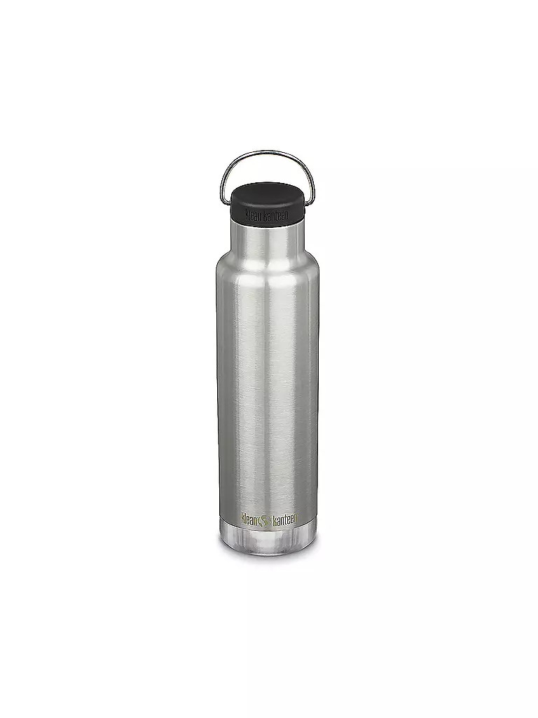 KLEAN KANTEEN | Bouteille isotherme Classic 592ml en acier inoxydable avec bouchon Loop | Argent