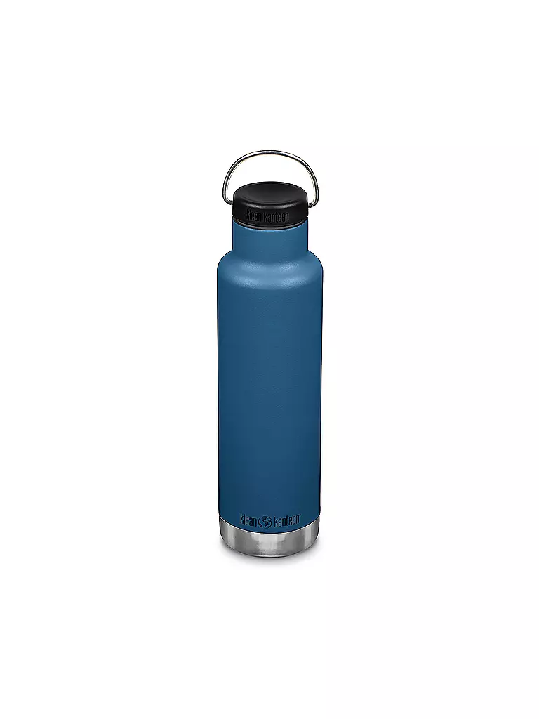 KLEAN KANTEEN | Bouteille isotherme Classic 592ml Loop Cap en acier inoxydable | Pétrole