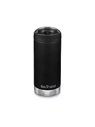 KLEAN KANTEEN | Bouteille isotherme en acier inoxydable TKWide 355ml Café Cap Real Teal | Noir